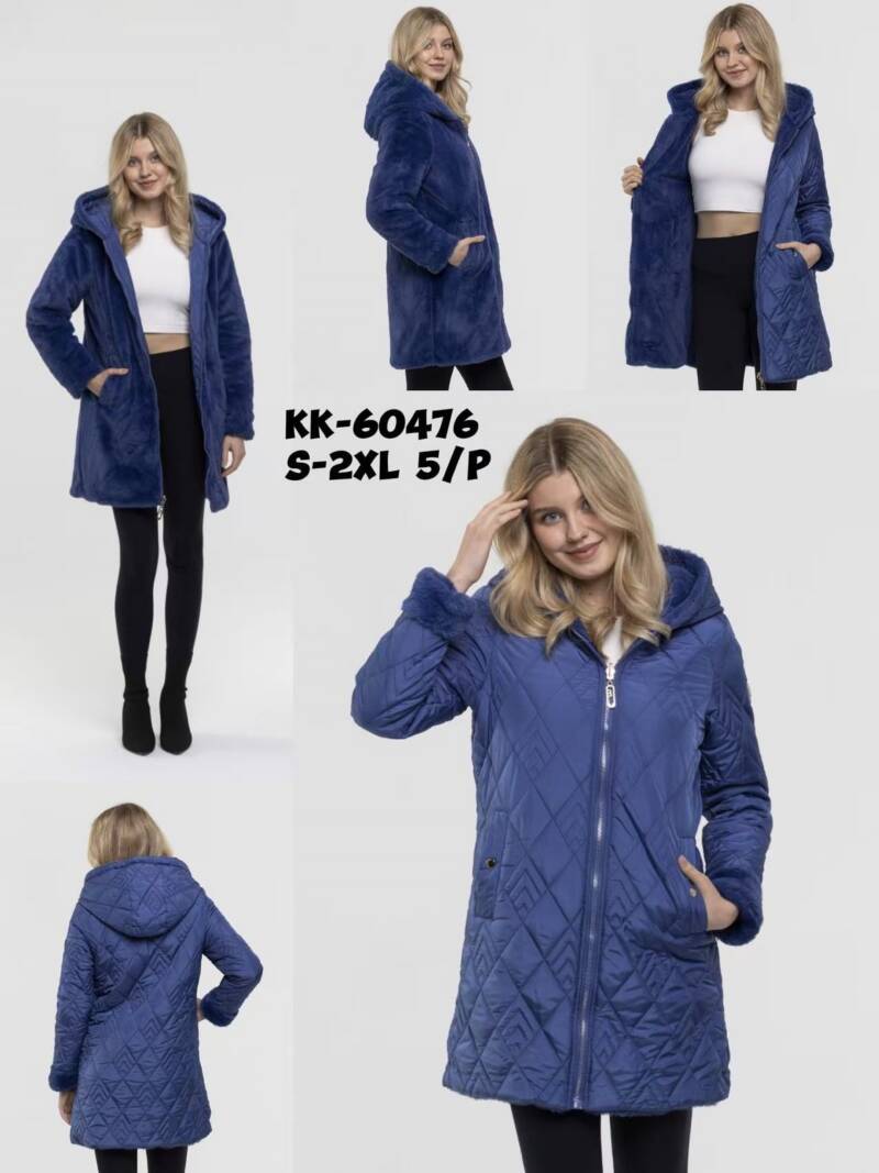 Kurtki damskie cienki Roz S-2XL, 1 Kolor Paczka 5 szt